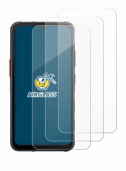 Image de l'appareil Samsung Galaxy XCover 7 Pro avec une grande variété de protections d'écran.