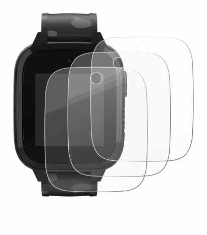 Image de l'appareil Xplora XGO3 (2e Gen.) avec une grande variété de protections d'écran.