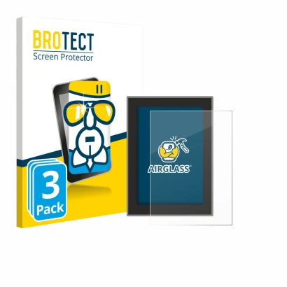 Face avant d’un emballage produit avec le logo de la marque BROTECT. À côté, l’appareil Volvo S90 (2018–2024) est représenté a