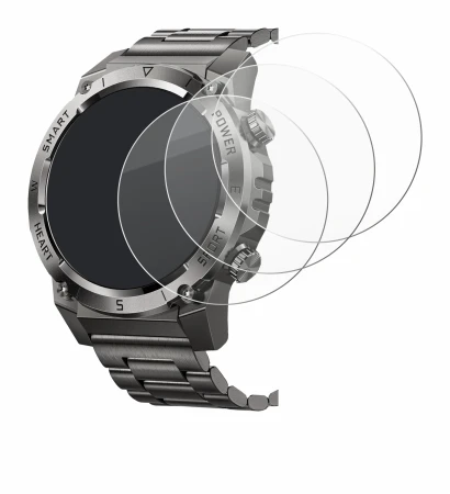 Image de l'appareil Naixues 55G 1.46" avec une grande variété de protections d'écran.