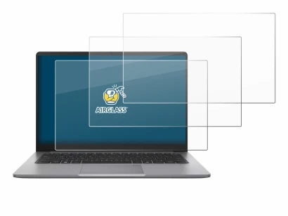 Image de l'appareil ASUS ExpertBook P1 P1403 avec une grande variété de protections d'écran.