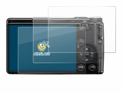 Image de l'appareil Ricoh GR IV 2025 avec une grande variété de protections d'écran.