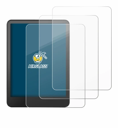 Image de l'appareil Amazon Kindle Colorsoft avec une grande variété de protections d'écran.
