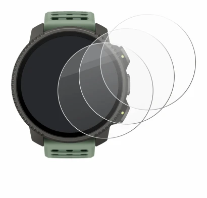 Image de l'appareil Suunto Vertical 2 avec une grande variété de protections d'écran.