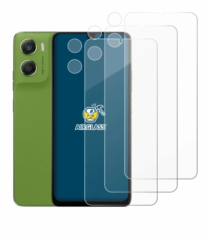 Image de l'appareil Motorola Moto G06 (Avant+Caméra) avec une grande variété de protections d'écran.