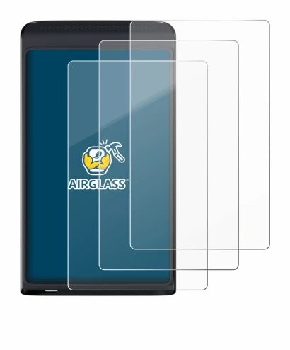 Image de l'appareil Vasco Translator Q1 avec une grande variété de protections d'écran.