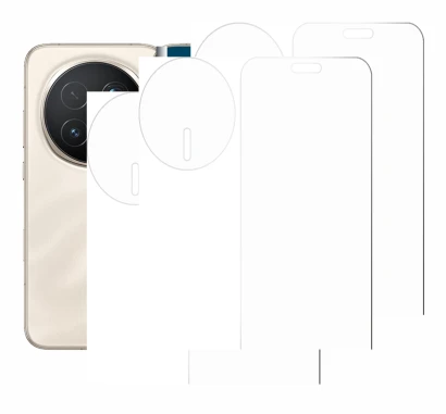 Image de l'appareil Honor Magic 8 Pro (Avant+Caméra) avec une grande variété de protections d'écran.