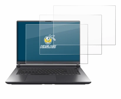 Image de l'appareil ASUS ROG Strix G18 G815 2025 avec une grande variété de protections d'écran.