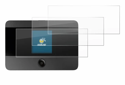 Image de l'appareil TP-Link M7350 avec une grande variété de protections d'écran.