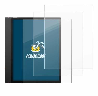 Image de l'appareil Boox Note Air 5 C avec une grande variété de protections d'écran.