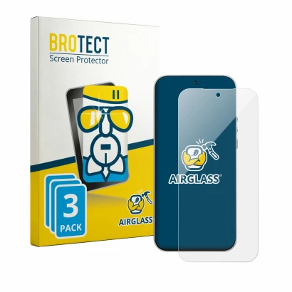 Face avant d’un emballage produit avec le logo de la marque BROTECT. À côté, l’appareil Xiaomi 17 Ultra est représenté avec la