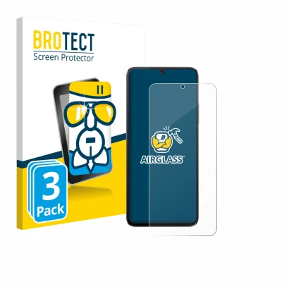 Face avant d’un emballage produit avec le logo de la marque BROTECT. À côté, l’appareil Cubot A40 est représenté avec la prote