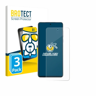 Face avant d’un emballage produit avec le logo de la marque BROTECT. À côté, l’appareil Oppo Find X8s+ est représenté avec la 