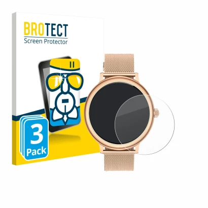 Face avant d’un emballage produit avec le logo de la marque BROTECT. À côté, l’appareil Ruxingx AK98 1.19