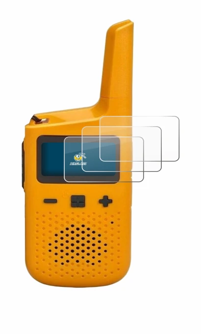 Image de l'appareil Motorola Talkabout T72 avec une grande variété de protections d'écran.