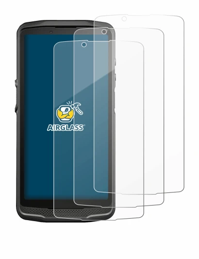 Image de l'appareil Crosscall Core M6 avec une grande variété de protections d'écran.
