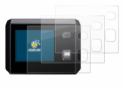 Image de l'appareil SkyRC MC5000 avec une grande variété de protections d'écran.