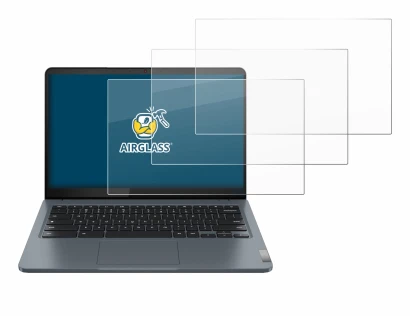 Image de l'appareil Lenovo IdeaPad Slim 3i Chromebook Plus Gen 8 14" avec une grande variété de protections d'écran.