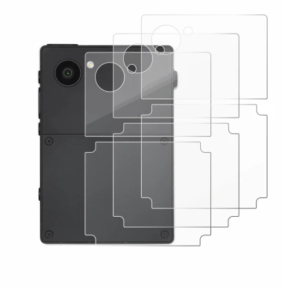 Image de l'appareil Light Phone 3 (Arrière) avec une grande variété de protections d'écran.