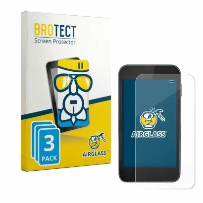 Face avant d’un emballage produit avec le logo de la marque BROTECT. À côté, l’appareil Equil Patch 200U est représenté avec l