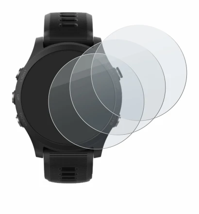 Image de l'appareil Garmin Forerunner 935 avec une grande variété de protections d'écran.