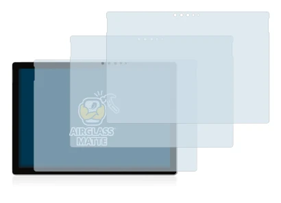 Image de l'appareil Microsoft Surface Pro 6 avec une grande variété de protections d'écran.