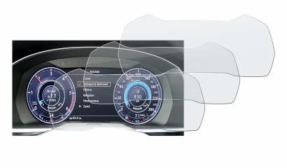 Image de l'appareil Volkswagen Passat Active Info Cockpit 12.3" avec une grande variété de protections d'écran.