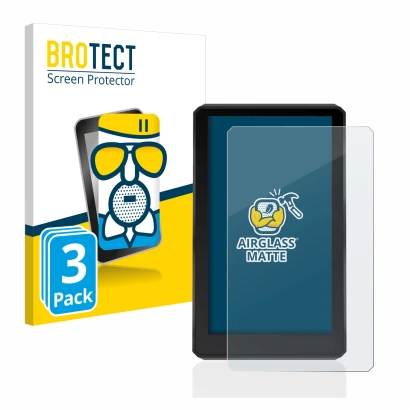 Face avant d’un emballage produit avec le logo de la marque BROTECT. À côté, l’appareil Garmin zumo XT est représenté avec la 