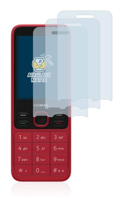 Image de l'appareil Nokia 150 2020 avec une grande variété de protections d'écran.