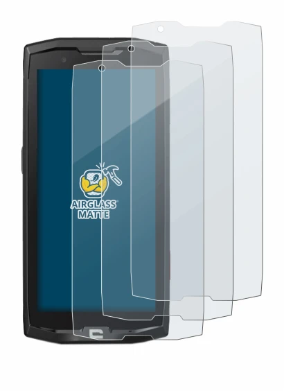 Image de l'appareil Crosscall Core X4 avec une grande variété de protections d'écran.