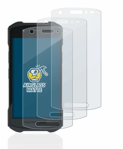 Image de l'appareil Zebra TC21 avec une grande variété de protections d'écran.