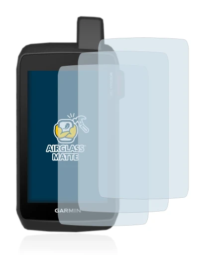 Image de l'appareil Garmin Montana 750i avec une grande variété de protections d'écran.