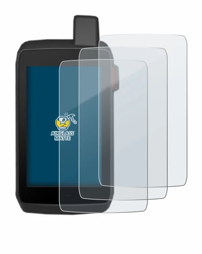 Image de l'appareil Garmin Montana 700 avec une grande variété de protections d'écran.