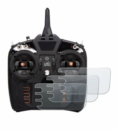 Image de l'appareil Spektrum NX8 avec une grande variété de protections d'écran.