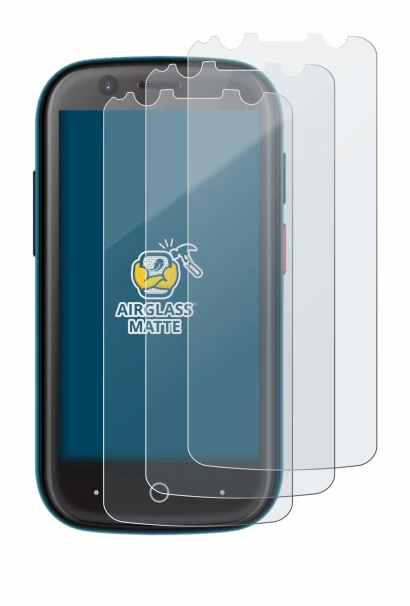 Image de l'appareil Unihertz Jelly 2 avec une grande variété de protections d'écran.