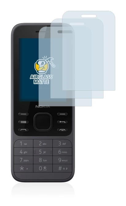 Image de l'appareil Nokia 6300 2020 avec une grande variété de protections d'écran.