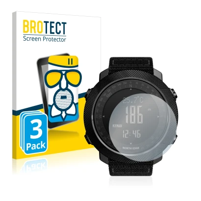 Face avant d’un emballage produit avec le logo de la marque BROTECT. À côté, l’appareil North Edge Apache est représenté avec