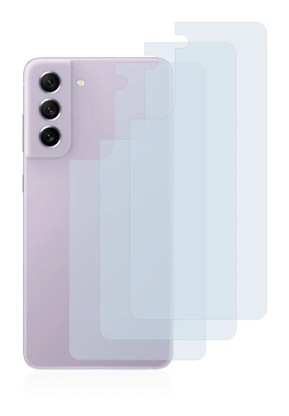 Image de l'appareil Samsung Galaxy S21 FE 5G (Arrière) avec une grande variété de protections d'écran.