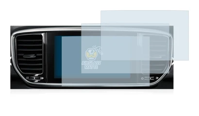 Image de l'appareil Kia Sportage QLPE 2020 Infotainment System 8" avec une grande variété de protections d'écran.