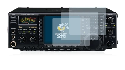 Image de l'appareil Icom IC-756 Pro III avec une grande variété de protections d'écran.