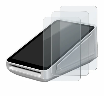 Image de l'appareil Square Terminal avec une grande variété de protections d'écran.