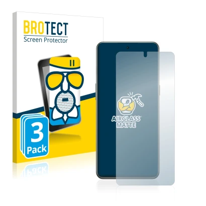 Face avant d’un emballage produit avec le logo de la marque BROTECT. À côté, l’appareil OnePlus 10T 5G est représenté avec la 