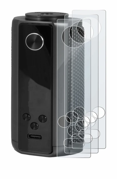 Image de l'appareil Vaporesso Target 200 Mod avec une grande variété de protections d'écran.