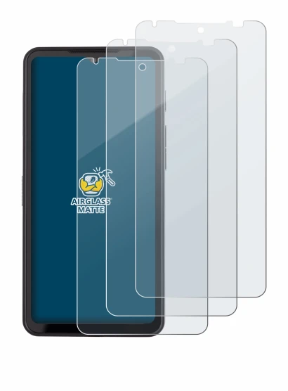 Image de l'appareil Caterpillar Cat S75 avec une grande variété de protections d'écran.