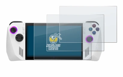 Image de l'appareil ASUS ROG Ally (2023) RC71L avec une grande variété de protections d'écran.