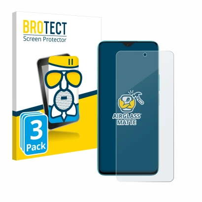 Face avant d’un emballage produit avec le logo de la marque BROTECT. À côté, l’appareil Honor 90 Lite est représenté avec la p