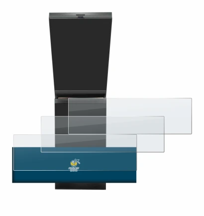 Image de l'appareil ASUS ROG Zephyrus Duo 16 2023 (Touch Bar UNIQUEMENT) avec une grande variété de protections d'écran.