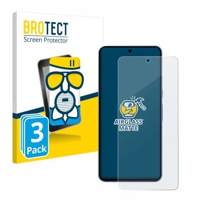 Face avant d’un emballage produit avec le logo de la marque BROTECT. À côté, l’appareil Google Pixel 8 Pro est représenté avec