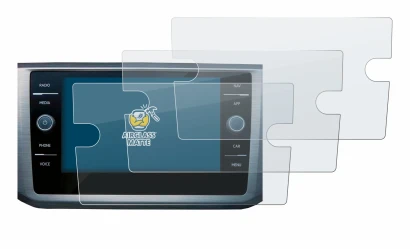 Image de l'appareil Volkswagen Passat B8 Discover Media 8" avec une grande variété de protections d'écran.