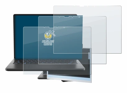 Image de l'appareil ASUS ROG Zephyrus G14 2024 GA403 avec une grande variété de protections d'écran.